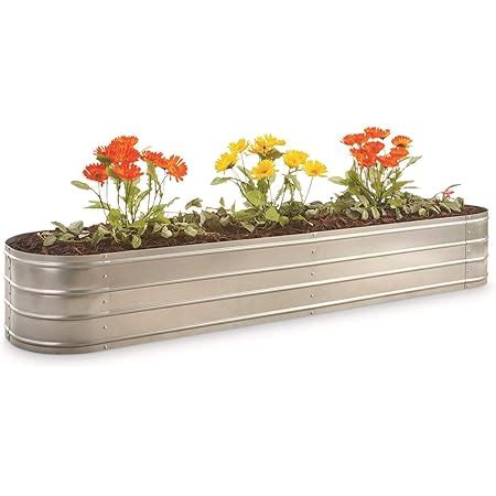 galvanized steel flower boxes|Amazon.com: Galvanized Flower Box.